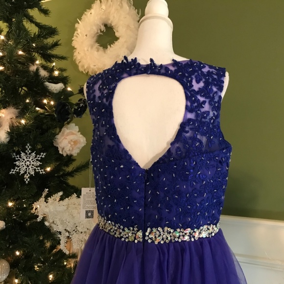 Short Baby doll tulle Cocktail party prom dress - Picture 8 of 10